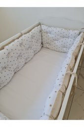 70x130 ÇİFT YÖNLÜ BEŞİK KENAR KORUMA 45cm (YÜKSEKLİK YILAN YASTIK HEDİYELİ) - 7