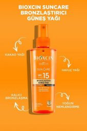 Bioxcin Sun Care SPF15 Bronzlaştırıcı Güneş Yağı 200 ml - 3