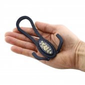 Mobilya Portmanto Vestiyer Duvar Banyo Askısı Metal Dolap Elbise Askılığı Mat Siyah Desenli - 5