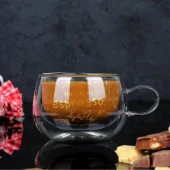 Perotti 13801 Çift Cidarlı 280 Ml Espresso Cam Kupa - 1