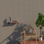 20x60 Cm Duvar Rafı - Ferforje Duvar Rafı, Duvara Monte Raf  Siyah Siyah thumbnail 3