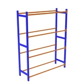 4 Katlı Lastik İstifleme Rafı   40x90 cm 200 cm thumbnail 7