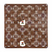 Kahve Ahşap MDF Eşleştirme Hafıza Oyunu 34x34 - 3