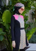 Tesettür Mayo Üstü - Pembe Fit - 4