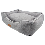 Lepus Mia Premium Kedi Ve Köpek İçin Yatak Gri M-(46x61x21)cm - 2