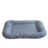 Lepus Air Cushion İç Mekan Kedi Köpek Yatağı Lacivert L-(66x102x10)cm - 1