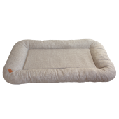 Lepus Air Cushion İç Mekan Kedi Köpek Yatağı Kahve L-(66x102x10)cm - 1