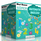 Okul Öncesi Süper Matematik  İngilizce Eğitim Seti - 1