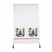 Ağaç ve Ev Desenli Runner - 2