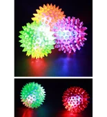 Sesli Işıklı Stres Topu Dikenli Egzersiz Topu - 5