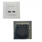 usb priz sıva üstü 2 port usb 2.0 priz 5v 2100mA - 4