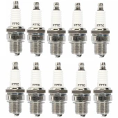 10 Adet F7tc Buji 4 Zamanlı Jeneratör su motoru çapa motoru buji thumbnail 2