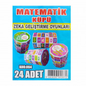 24 ADET MATEMATİK İŞLEM KÜPÜ EĞİTİCİ ZEKA KÜPÜ - 3