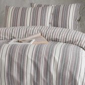 Clasy Butik Native Serisi Çift Kişilik Nevresim Takımı Rune v1 Lila thumbnail 2