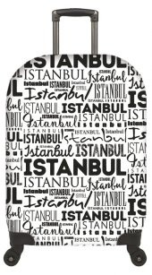 My Saraciye 79 İstanbul Yazılar Valiz Kılıfı, Bavul Kılıfı - İstanbul Yazılar 79 - 1