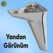 Mobilya Kanepe Sehpa TV Ünitesi Baza Koltuk Ayağı Krom Renk 12 cm Ayak - 6