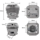 Kmtmak Motorlu Tırpan ot motoru Silindir Piston Segman Set 44mm - 3