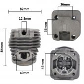 Kmtmak Motorlu testere 4500/5200 silindir piston set 45mm thumbnail 2