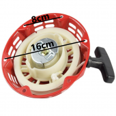 Su motoru jeneratör çapa  Starter çekme çalıştırma kapağı metal tırnaklı 5.5-6.5 hp - 1