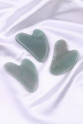 Aventurin Doğal Taş Gua Sha Yüz Masaj Taşı - 2