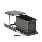 Starax Çöp Kovası Raylı Plastik Gövde 16Lt Ant. - 1