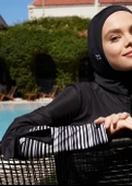 Spor Stil Tam Kapalı Mayo - 7