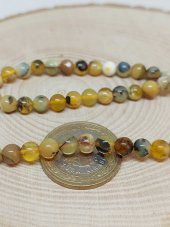 Sarı Alacalı Opal Taşı Dizi 5-6mm Aralığı - 2