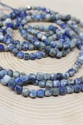 Lapis Taşı Küp Şekilli Dizi 4mm thumbnail 2