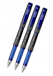 Mavi İmza Kalemi 1.0mm 3 Adet İmza Kalemi Pilot 1,0 mm Kalın Uçlu Kalemi Hızlı Kuruyan Jel Mürekkep - 1