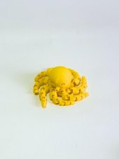 3 Boyutlu Hareketli Ahtapot Oyuncak & Masa Dekoru - Sarı thumbnail 1