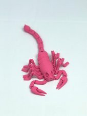 3D Hareketli Akrep Figürlü Oyuncak - Pembe thumbnail 1
