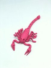 3D Hareketli Akrep Figürlü Oyuncak - Pembe thumbnail 2