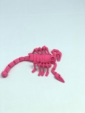 3D Hareketli Akrep Figürlü Oyuncak - Pembe thumbnail 3