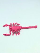 3D Hareketli Akrep Figürlü Oyuncak - Pembe thumbnail 4