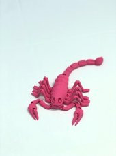 3D Hareketli Akrep Figürlü Oyuncak - Pembe thumbnail 6