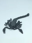 3D Hareketli Akrep Figürlü Oyuncak - Gri thumbnail 6