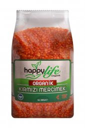 Happylife Organik Kırmızı Mercimek 1000gr - 1