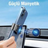 Coofbe 3in1 Mıknatıslı Araç Tutucu Masaüstü Telefon Standı ve Monitör Standı Katlanabilir Laptop Telefon Tutucu - 3