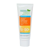 Herbaderm Güneş Koruyucu Yüz Kremi SPF 50+ Faktör 75ML - 2