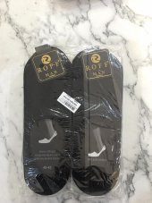 Roff Patik Çorap 10200 12 Adet Siyah - 1