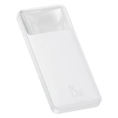 Baseus PPBD050002 Bipow Overseas Edition Dijital Ekranlı 15W 10.000 mAh Powerbank Beyaz - 4