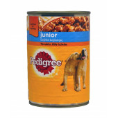 PediGree Jöleli Parça Etli Yavru Köpek Konservesi 400 Gr - 1