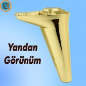 Mobilya Kanepe Yatak Sehpa TV Ünitesi Baza Koltuk Ayağı Gold Altın Renk 18 cm Ayak thumbnail 3