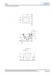 Serel 4life 53 Cm Asma Klozet - Kapak Hariç FL10ADS110H - 2