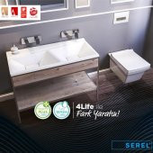 Serel 4life 53 Cm Asma Klozet - Kapak Hariç FL10ADS110H - 4