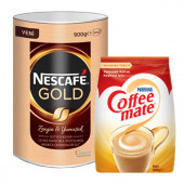 NESCAFE GOLD KAHVE TENEKE 900 GR COFFEE MATE 500 GR - 1