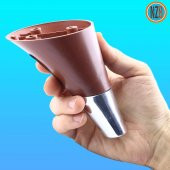 Mobilya Kanepe Yatak Sehpa TV Ünitesi Baza Koltuk Ayağı Kahverengi Krom Renk 12 cm Ayak thumbnail 4