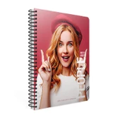 Gıpta People Spiralli 120 Yaprak Çizgili 17X24 Sert Kapak Defter - 4
