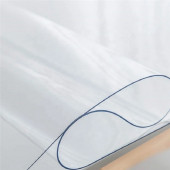 CEREN ŞEFFAF 80X120 (GERÇEK KALINLIK) 1.4 MM   TÜM BOYUTLAR KALIN PVC KAYMAZ MASA ÖRTÜSÜ - 3