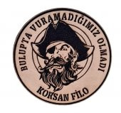 KORSAN FİLO- Deri PEÇ - Arma - Askeri Patch thumbnail 1